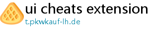ui cheats extension